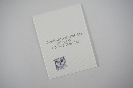 letterkaart U marielleillustratie