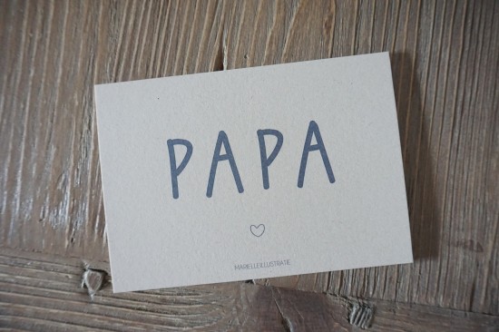 Mi157 l papa wenskaart