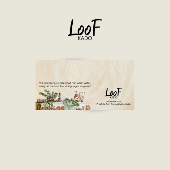 Loofkado reageerbuis badzout 07 3