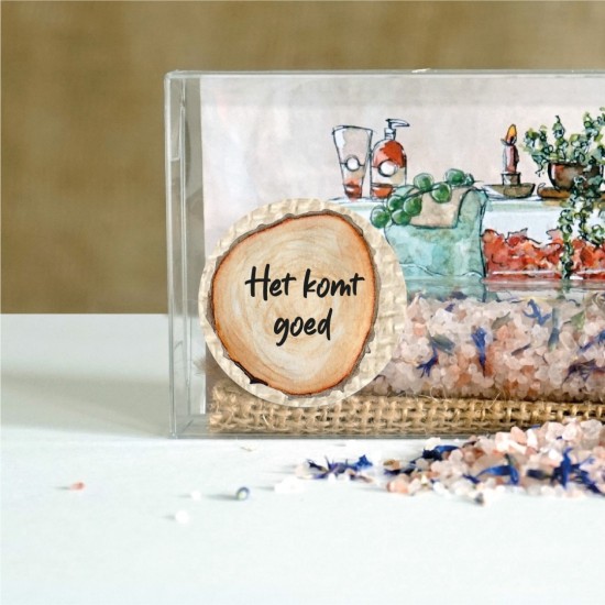 Loofkado reageerbuis badzout 10