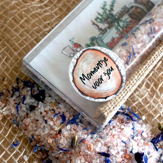 Loofkado reageerbuis badzout 3   vierkant