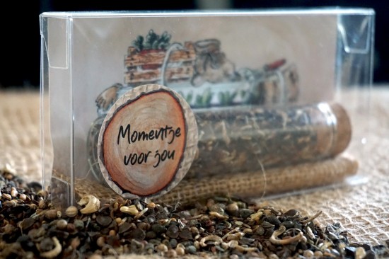 Loofkado reageerbuis bloemenzaad 1 6