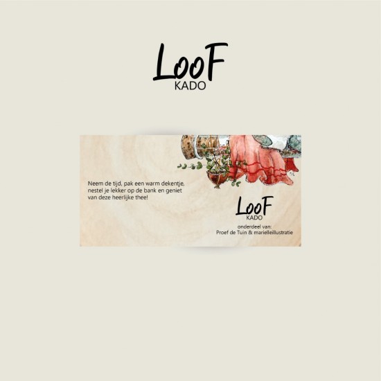 Loofkado reageerbuis thee 08