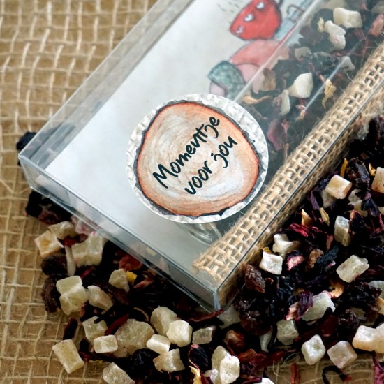 Loofkado reageerbuis thee 1   vierkant 2