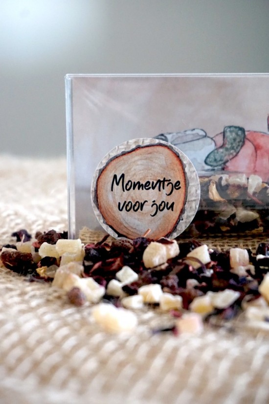 Loofkado reageerbuis thee 5