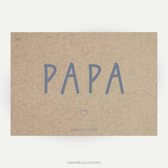 Mi157 l papa wenskaart