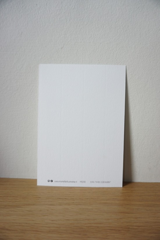 Mi200 fiets wenskaart marielleillustratie 1