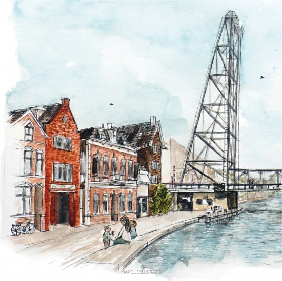 Mi257 boskoopse hefbrug   marielleillustratie 03 0