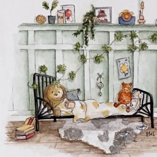 Mi265 slaapkamer noan   marielleillustratie 02