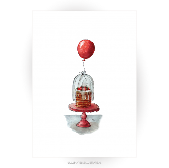 Mi276 verjaardag aardbeientaart   marielleillustratie 03