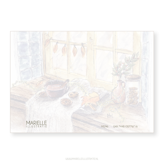 Mi296 herfst   kaart 10x15   marielleillustratie 04