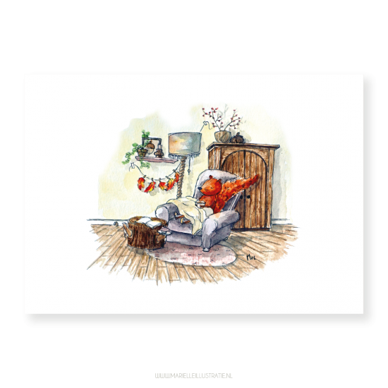 Mi297 eekhoorn   kaart 10x15    marielleillustratie 03