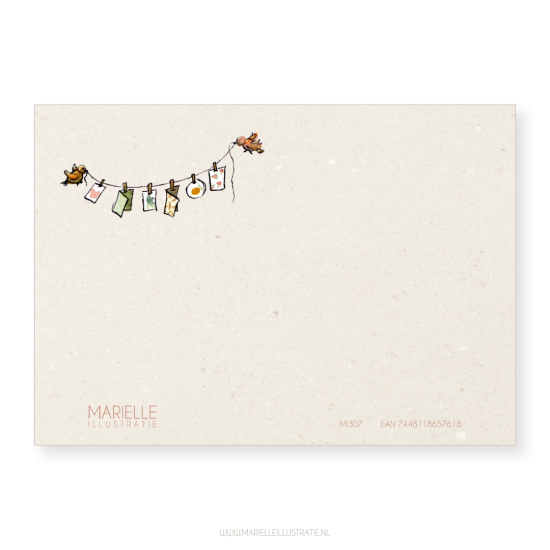 Mi307 bedankt voor de goede zorgen   kaart 10x15   marielleillustratie 04