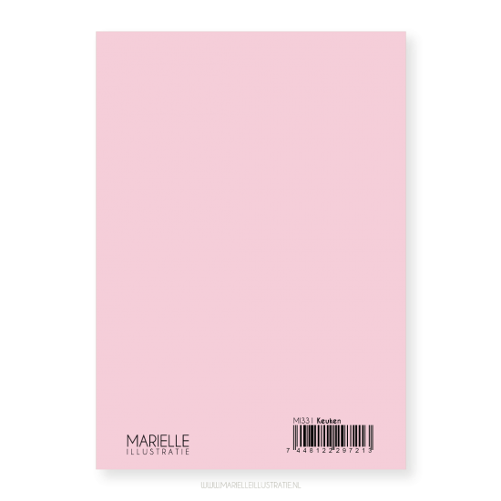 Mi331 keuken ochtend   kaart 100x150   marielleillustratie 04