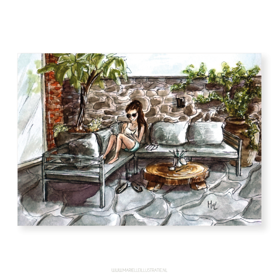 Mi351 in de tuin   marielleillustratie 03