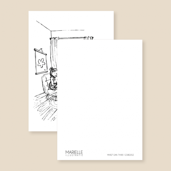 Mi407 boek lezen   lijnen   marielleillustratie 08