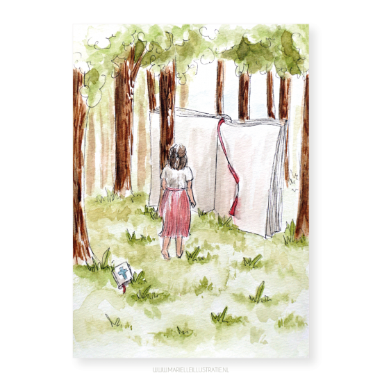 Mi493 in het bos   marielleillustratie 03