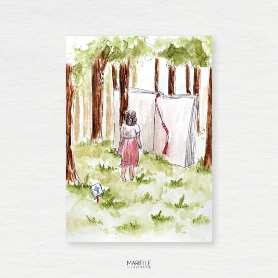 Mi493 in het bos   marielleillustratie 09