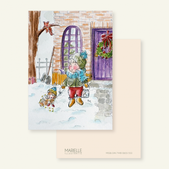 Mi506 in de sneeuw   marielleillustratie 07