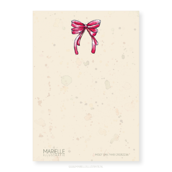 Mi507 kerstboom met strikken   marielleillustratie 04